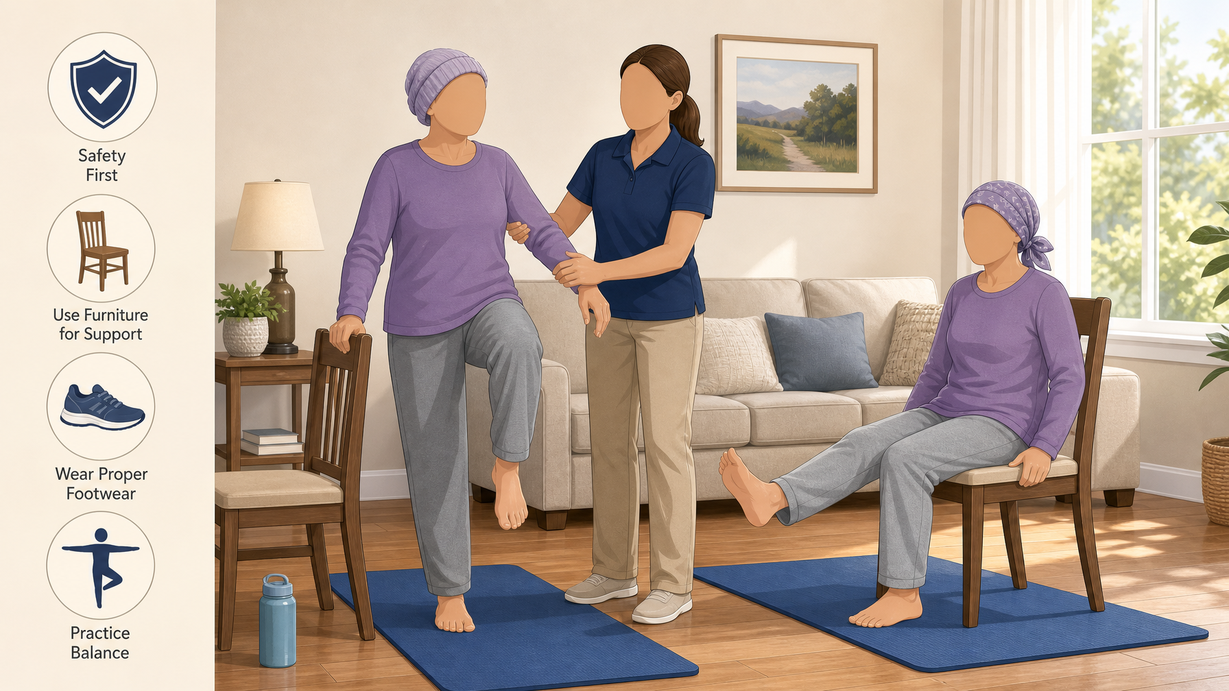 Balance Exercises for Seniors: A Safe Step-by-Step Routine