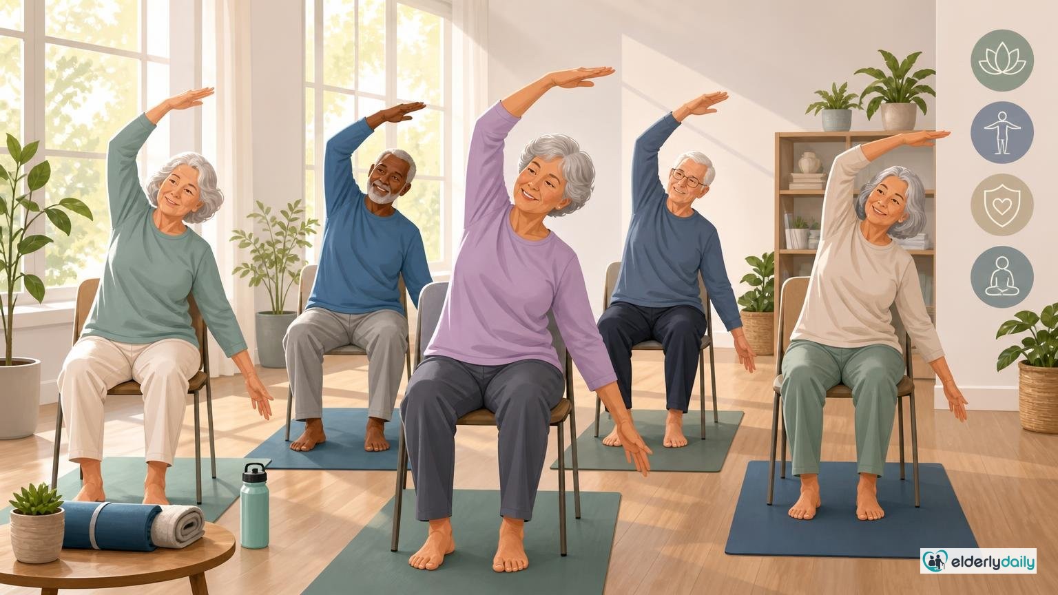Chair Yoga for Balance and Fall Prevention