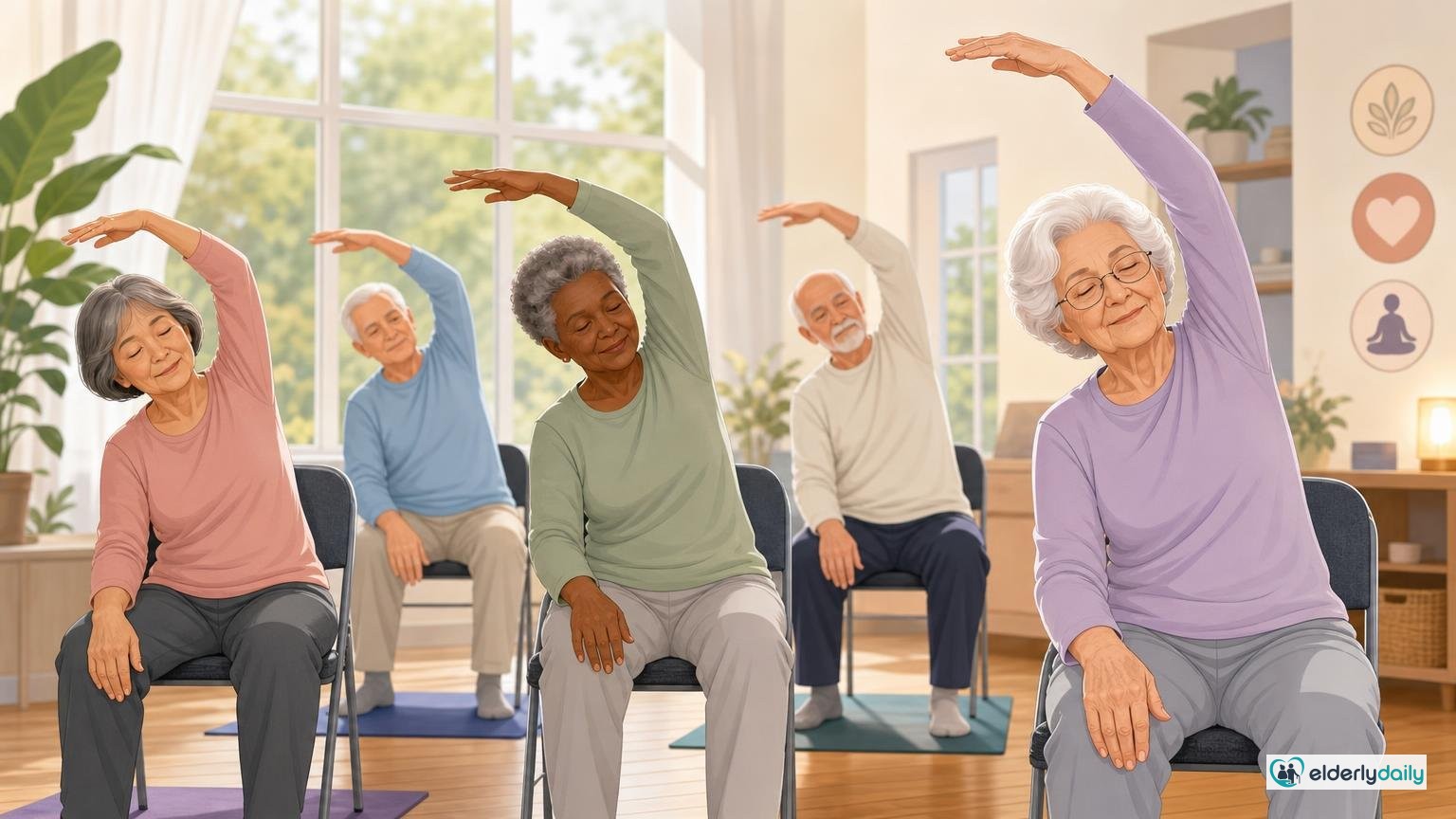 Chair Yoga for Seniors Over 80: Safe, Gentle Movement