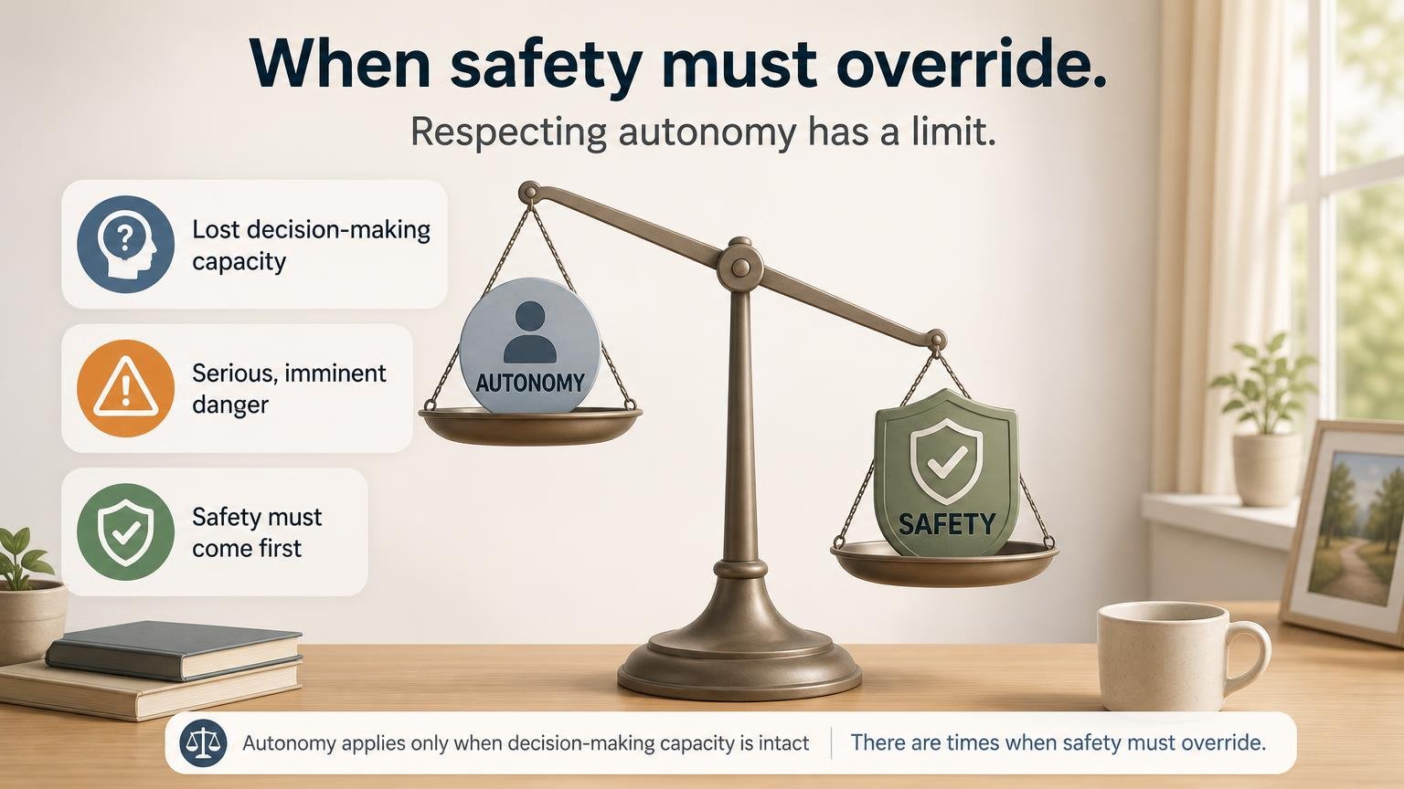Illustration for When an Elderly Parent Refuses Help: What Actually Works: When safety must override