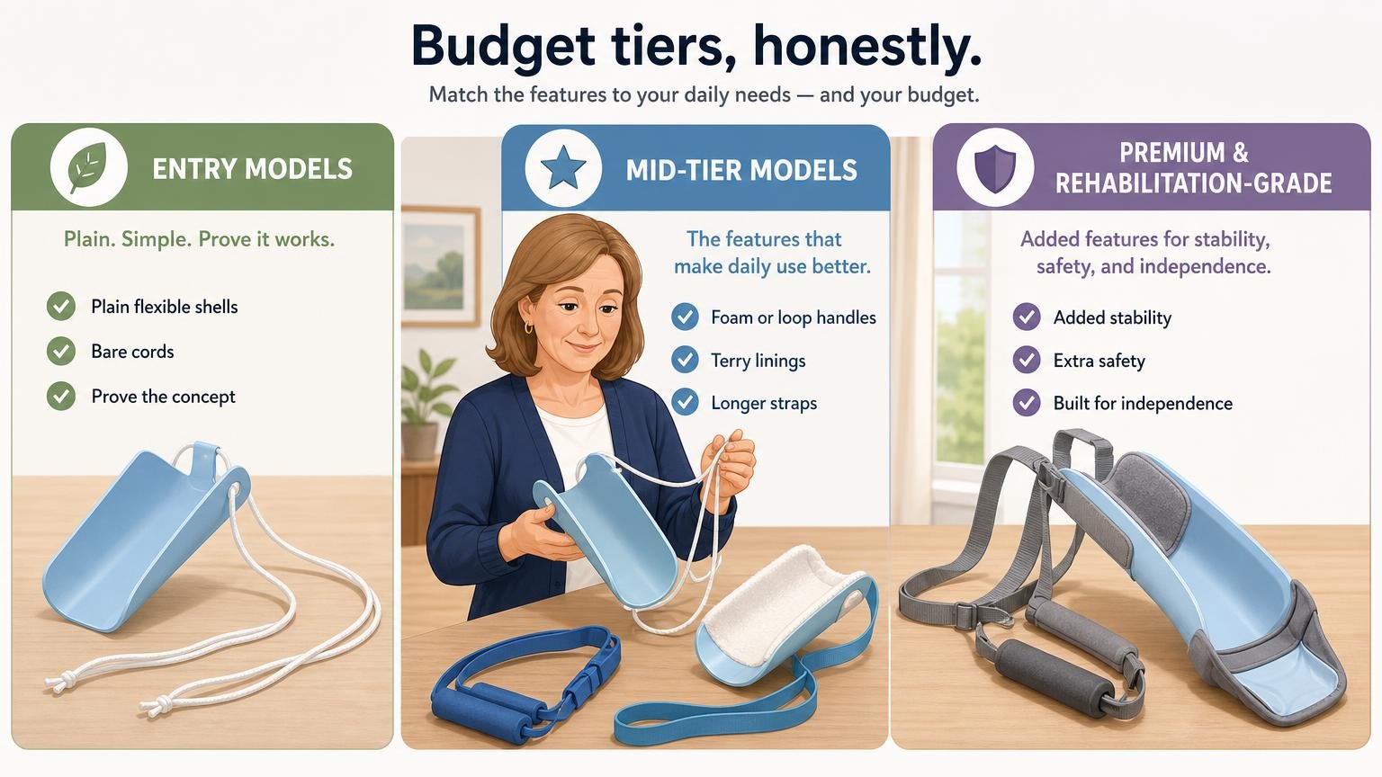 Illustration for How to Choose a Sock Aid for Seniors: Buying Guide: Budget tiers, honestly