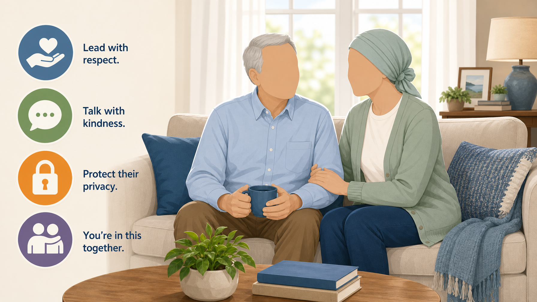 Illustration for Managing Incontinence at Home: A Practical Caregiver Guide: Protecting dignity and the relationship