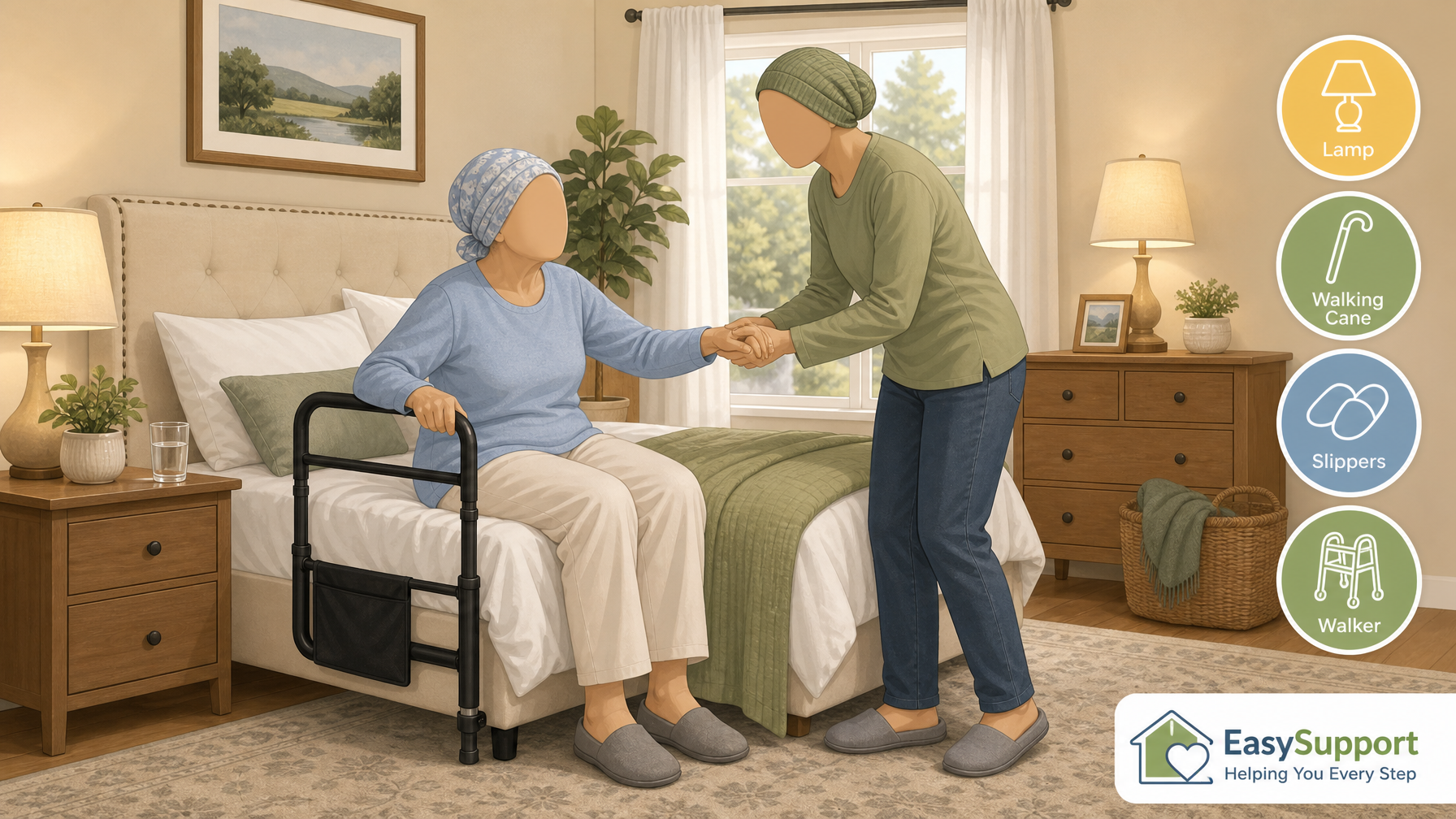 Safe Bedroom Setup for Seniors