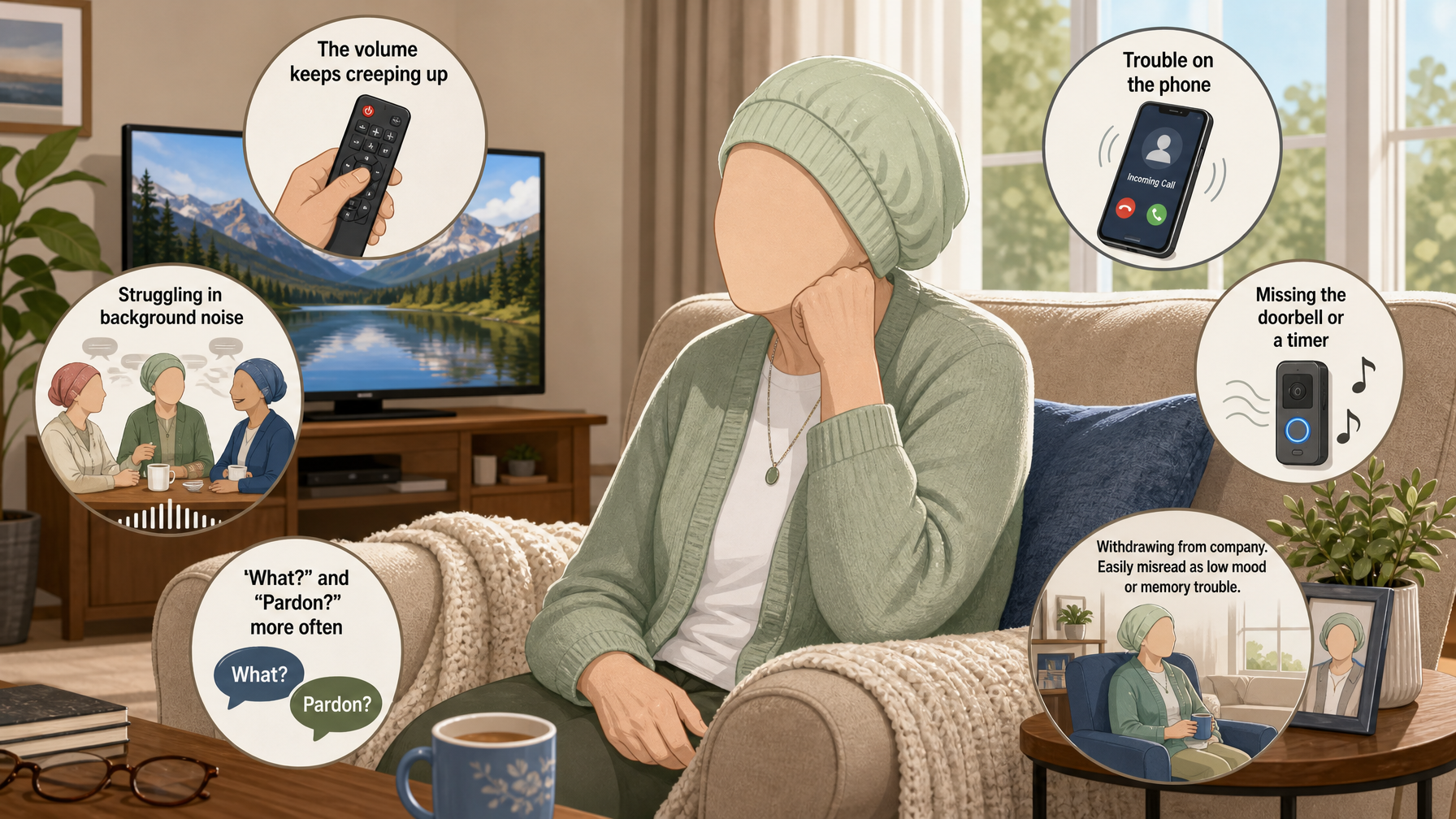 Illustration for Signs Hearing Loss Is Getting Worse in Seniors: Everyday signs hearing is getting worse