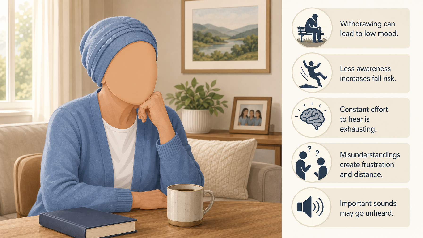 Illustration for Signs Hearing Loss Is Getting Worse in Seniors: Why it matters to act