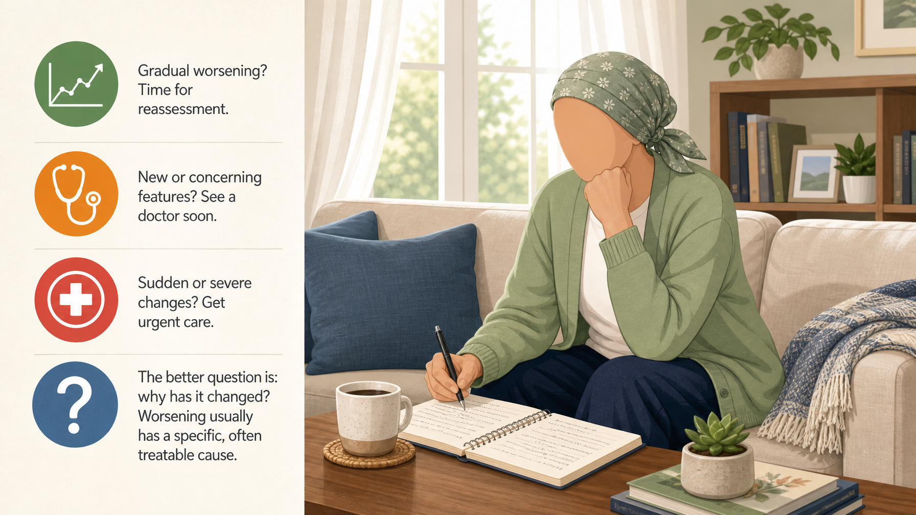 Illustration for Signs Incontinence Is Getting Worse in Seniors: Worsening incontinence is a signal