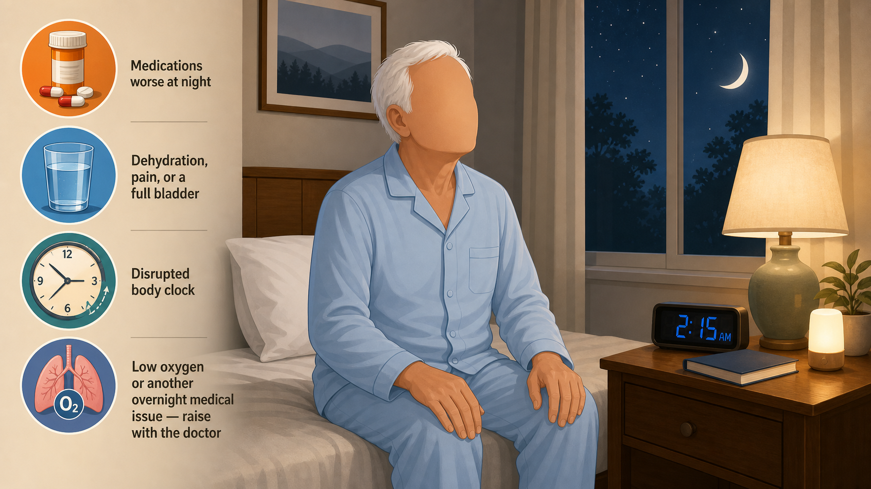 Illustration for Why Is My Mom Confused at Night?: Other contributors