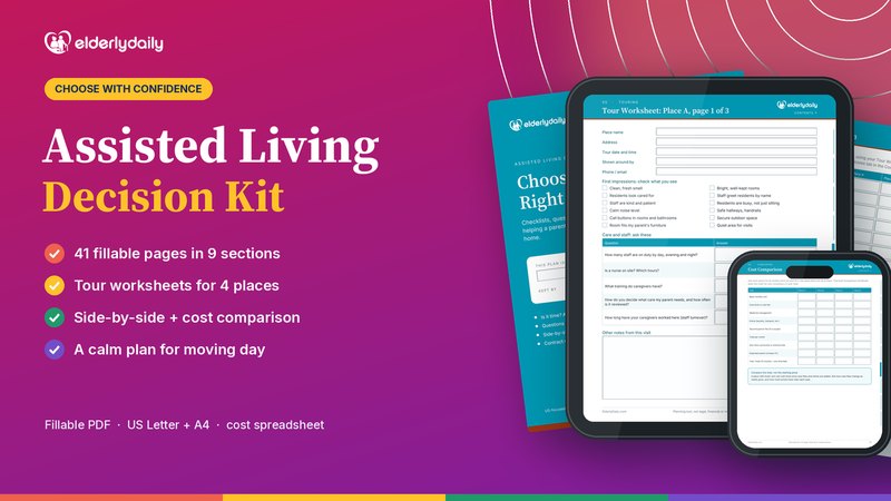Assisted Living Decision Kit: Choosing the Right Place