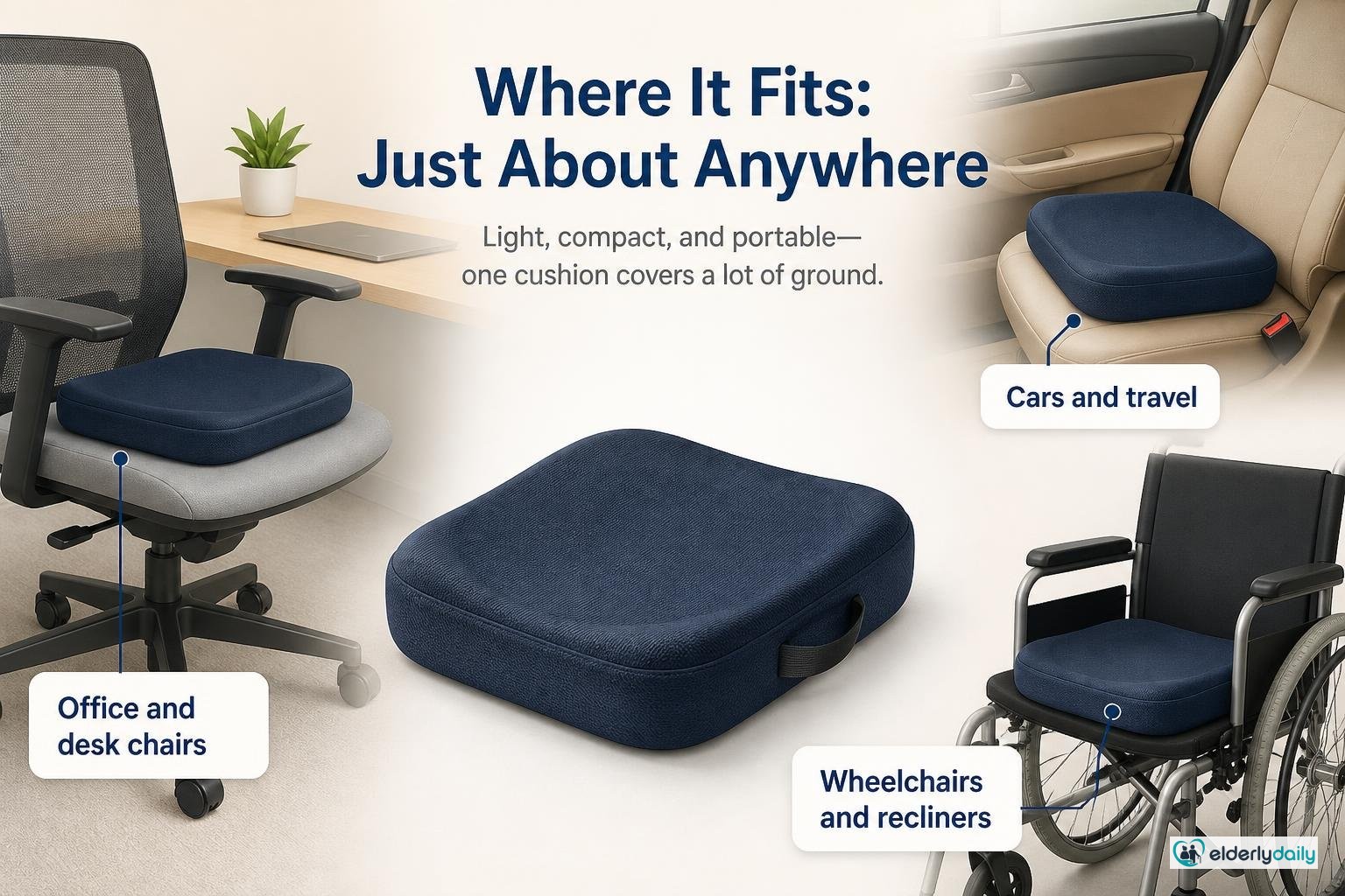 Illustration for Everlasting Comfort Seat Cushion Review: Best Value Pick (2026): Where it fits: just about anywhere