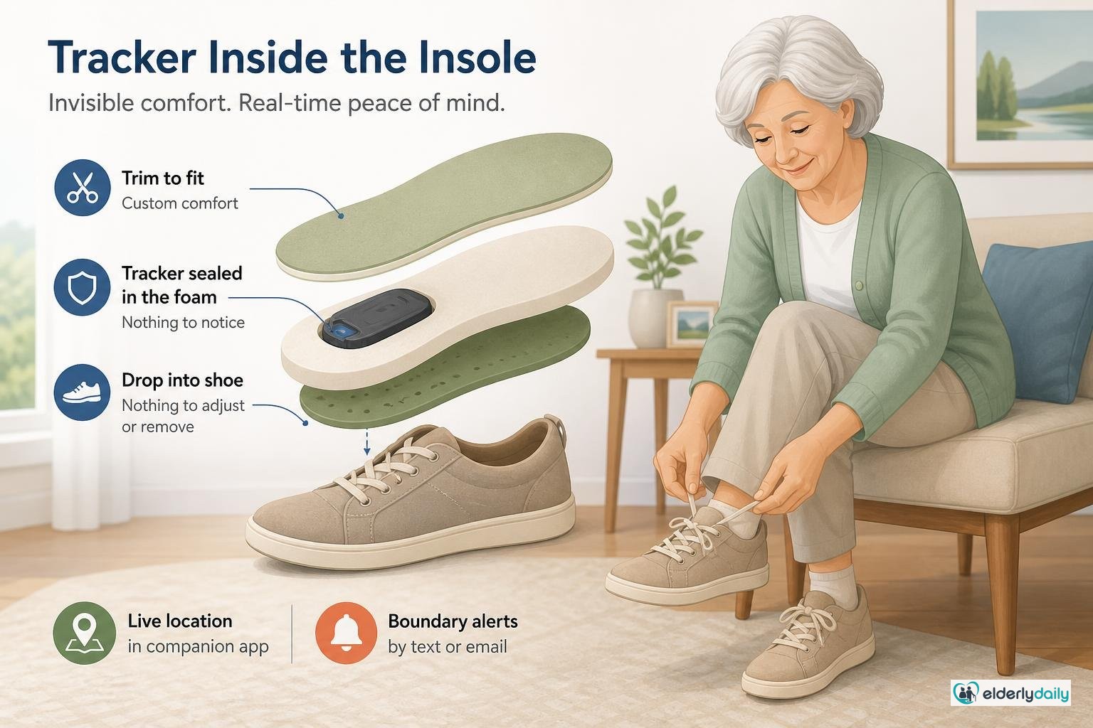 Illustration for GPS SmartSole Review: How a tracker fits inside an insole