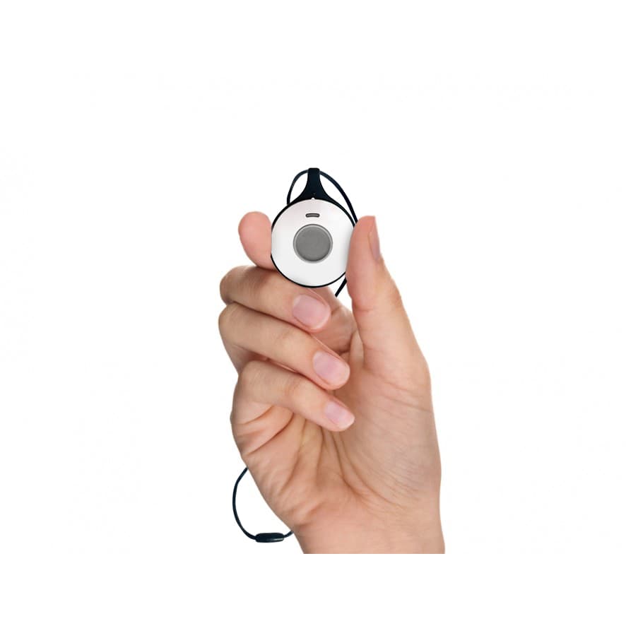 LifeFone At-Home Cellular base station with the large EMERGENCY CALL button
