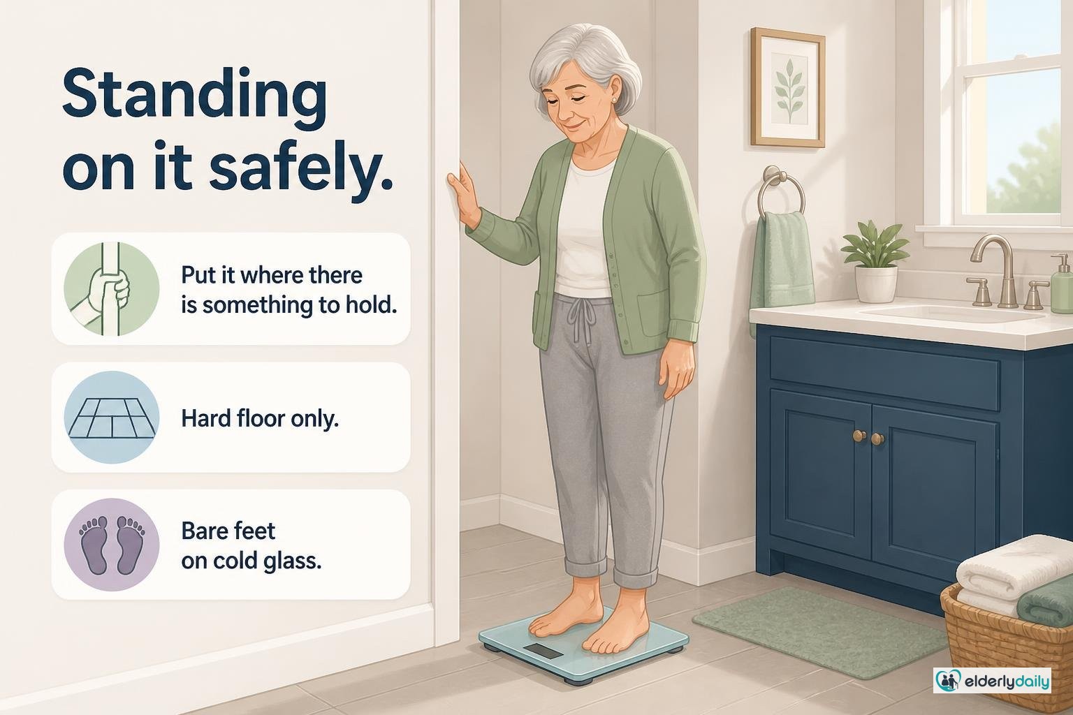 Illustration for RunStar Scale Review: Smart vs Simple, and What Seniors Actually Need: Standing on it safely