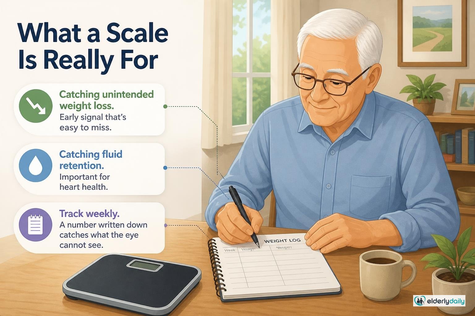 Illustration for RunStar Scale Review: Smart vs Simple, and What Seniors Actually Need: What a scale is actually for, at this age