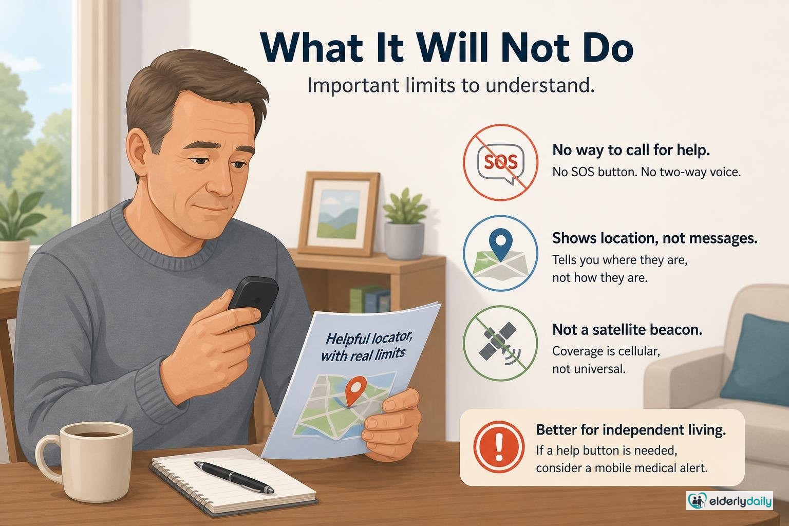 Illustration for Tracki Mini GPS Tracker Review: What it will not do