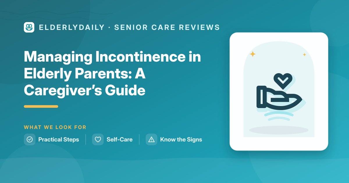 A caregiver compassionately managing an elderly parent’s incontinence