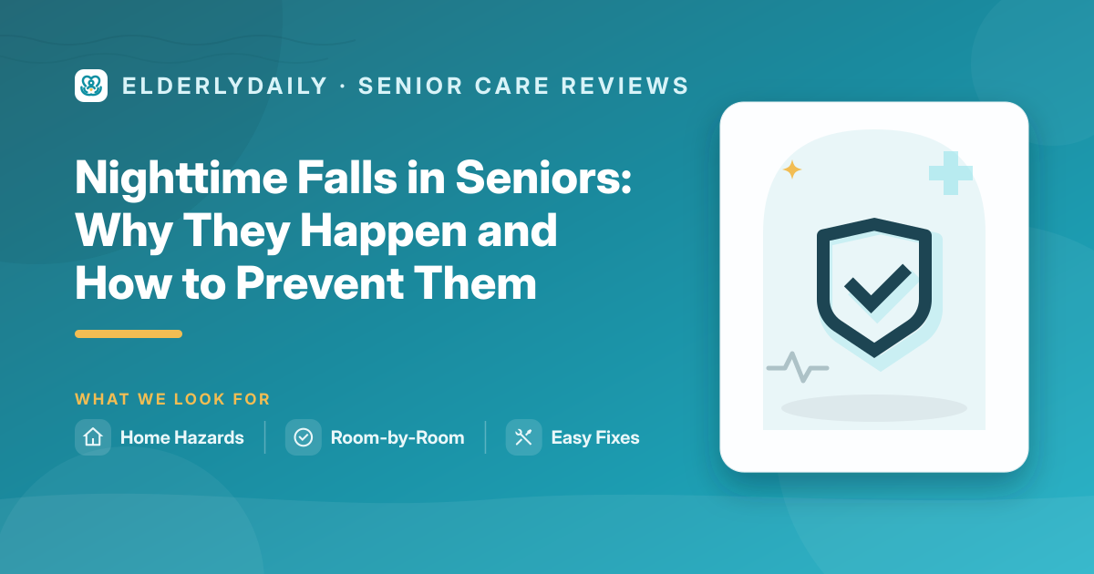 Preventing night-time falls in seniors