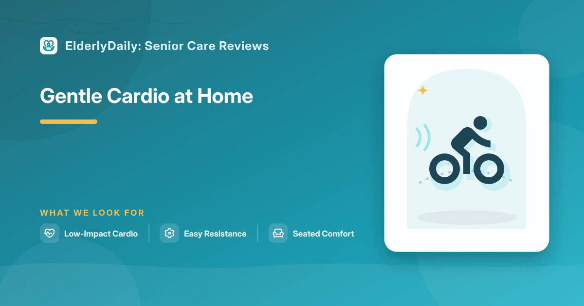Illustrated review cover — Best Exercise Bikes for Seniors
