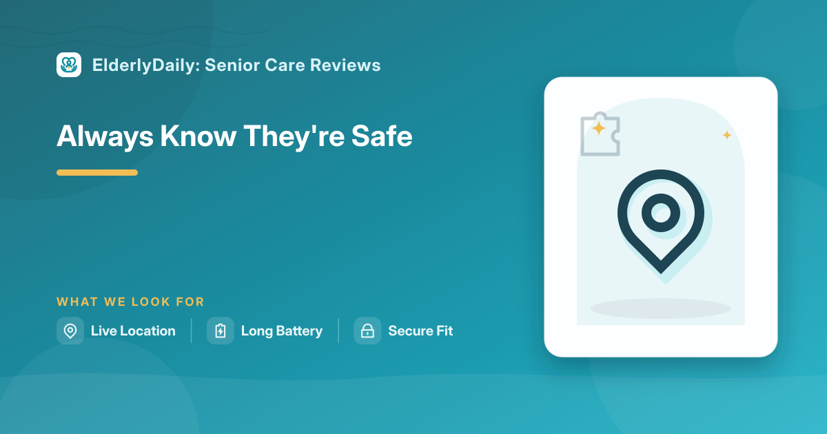 Illustrated review cover — Best GPS Trackers for Dementia
