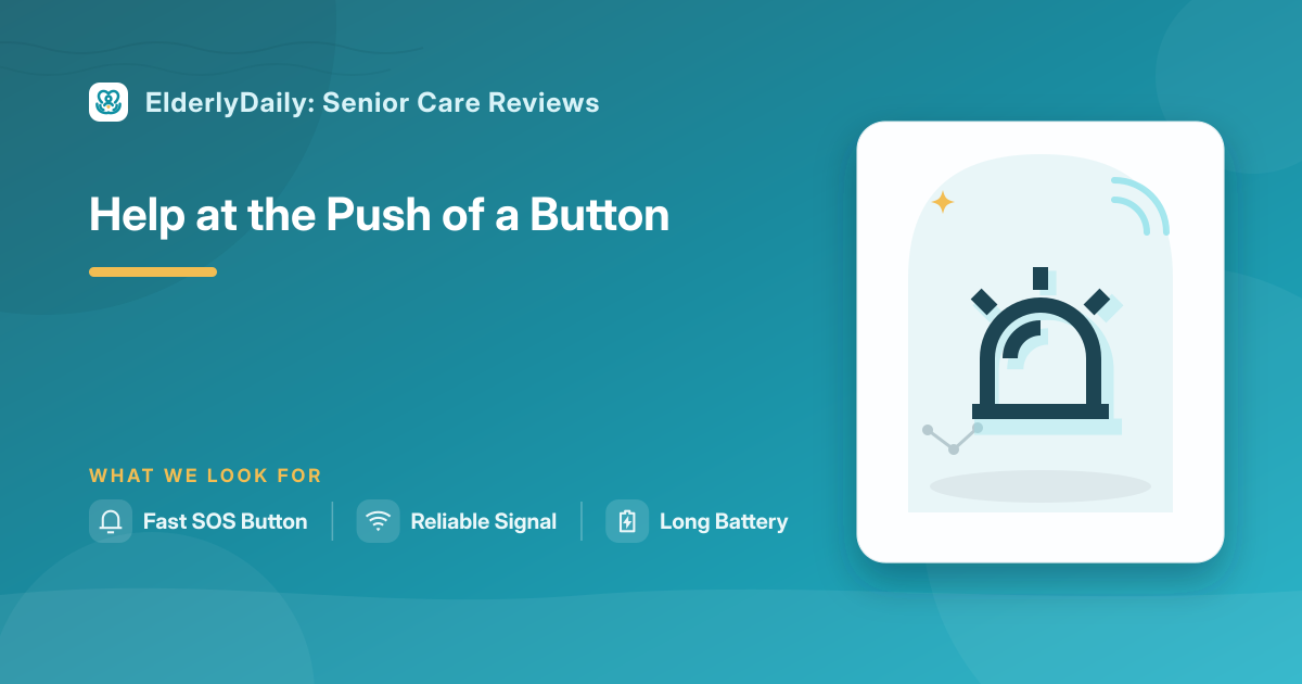 Illustrated review cover — Best Medical Alert Devices