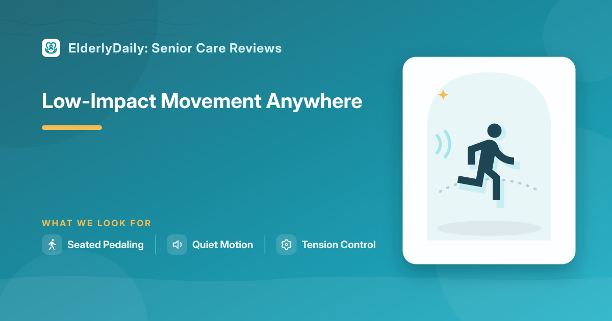 Illustrated review cover — Best Portable Pedal Exercisers