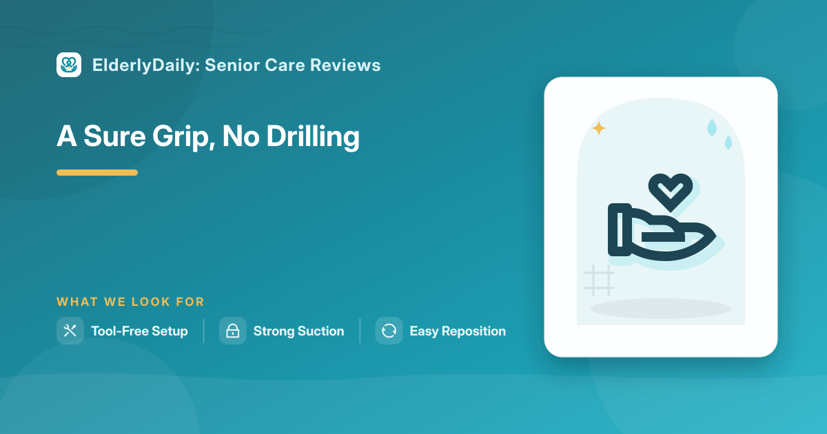 Illustrated review cover — Best Suction Grab Bars